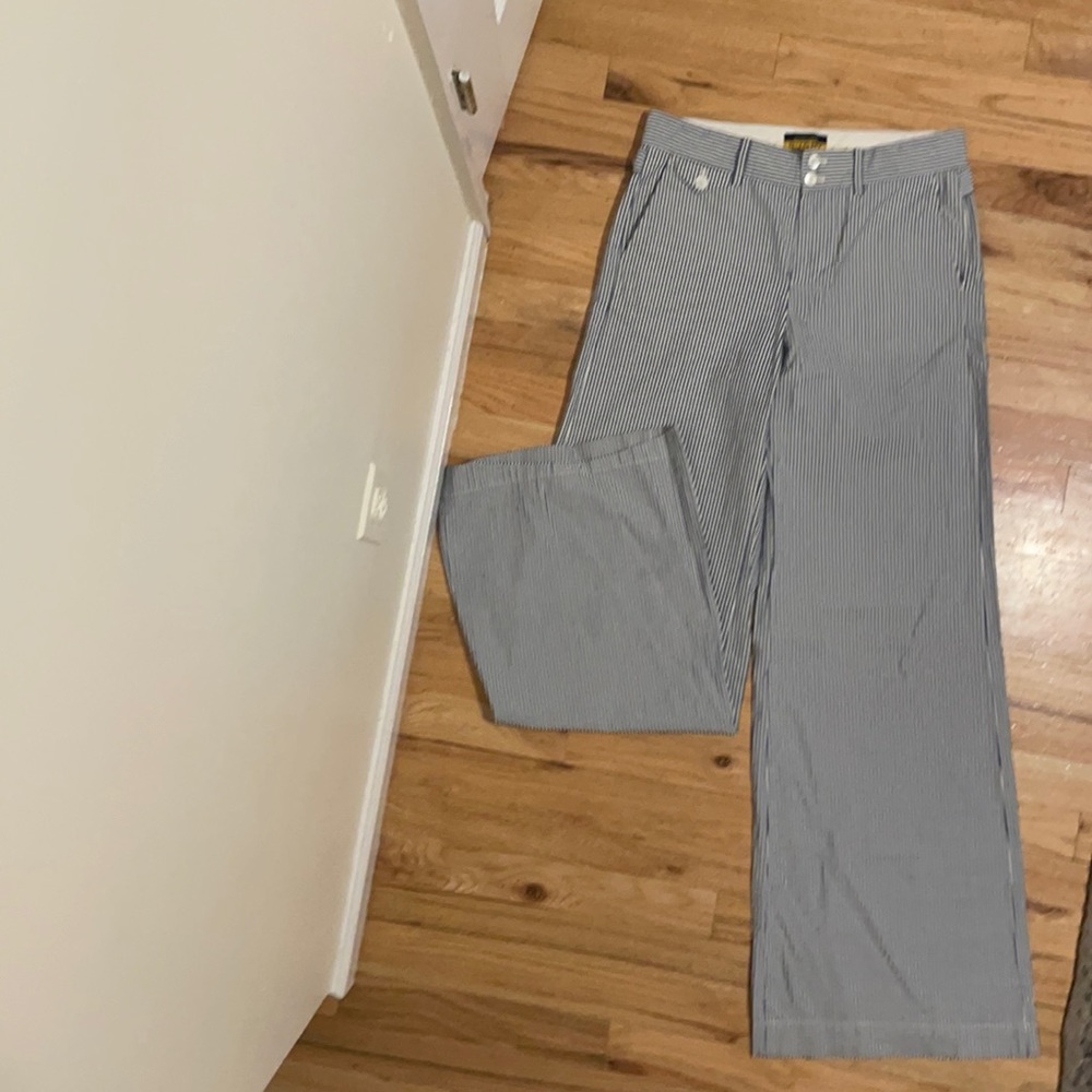 Ralph Lauren seersucker wide leg Pant